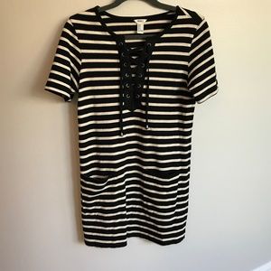 Striped T-Shirt Dress Forever 21